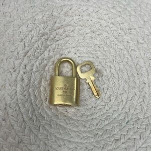 Authentic Louis Vuitton Padlock & Key #TBD